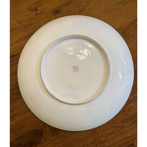 Vintage Republic of China (Taiwan) Blue and White 16 inch Round Platter. - Picture 2 of 4